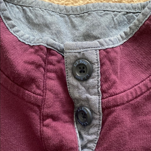 L.L. Bean Colorblock Rugby Shirt - Picture 3 of 6